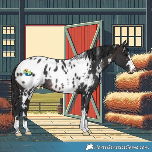 Horse Color:White Spotted Brown Blanket Rabicano 