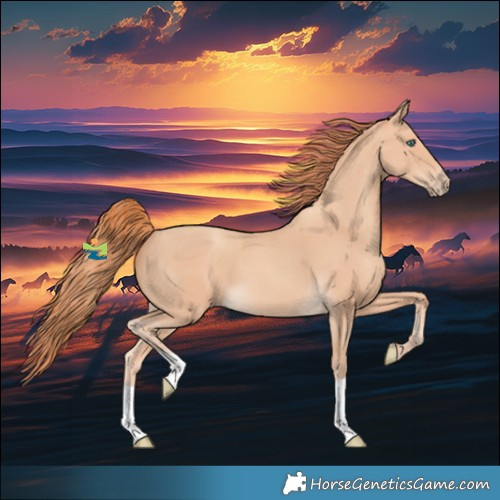 Horse Color:Gray Perlino 