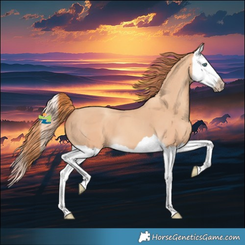 Horse Color:Gray Perlino Splash