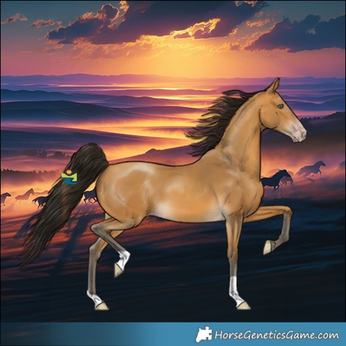 Horse Color:Gray Amber Cream Champagne 