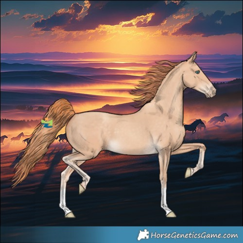 Horse Color:Gray Perlino 