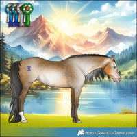 Horse Color:Gray Sable Cream Champagne