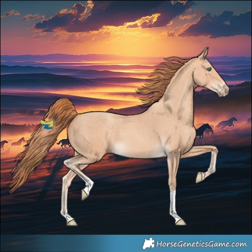 Horse Color:Gray Perlino