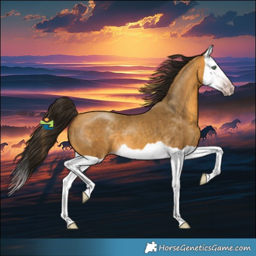 Horse Color:Gray Amber Cream Champagne Splash
