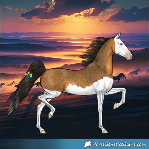 Horse Color:Gray Amber Cream Champagne Splash 