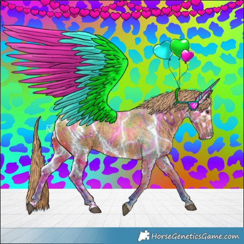 Horse Color:Red Roan 