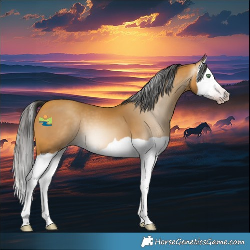 Horse Color:Gray Amber Cream Champagne Splash 