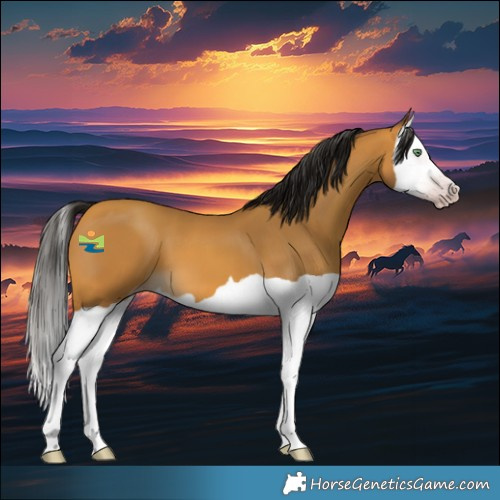 Horse Color:Gray Amber Cream Champagne Splash 