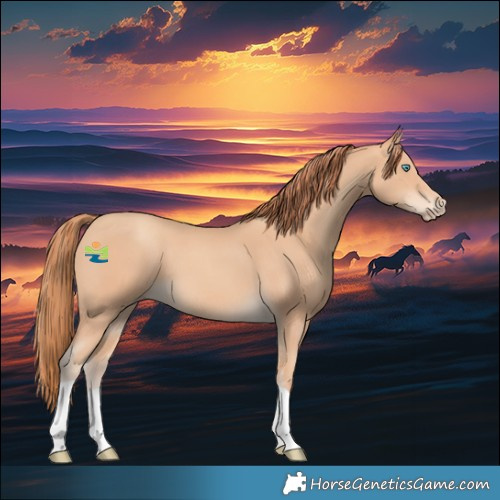 Horse Color:Gray Perlino 