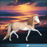 Horse Color:Gray Perlino Splash