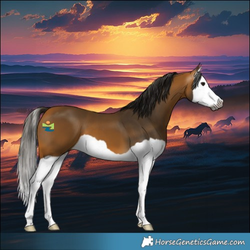 Horse Color:Gray Buckskin Splash