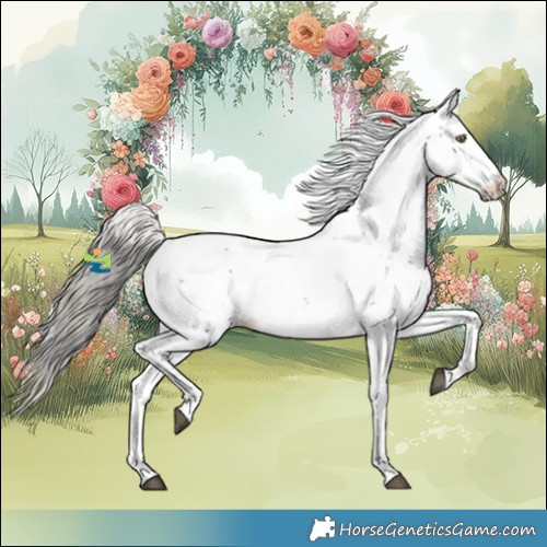 Horse Color:Liver Chestnut Mushroom Sabino Appaloosa