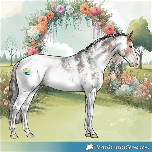 Horse Color:Bay Sabino Appaloosa Rabicano 