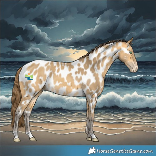 Horse Color:Amber Cream Champagne Near Leopard 