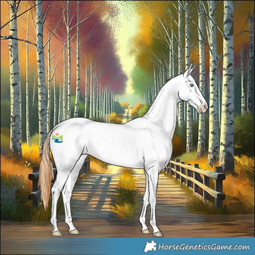 Horse Color:Amber Champagne Pearl Dun Tobiano Appaloosa Rabicano 