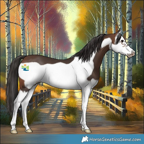 Horse Color:Brown Splash Frame 