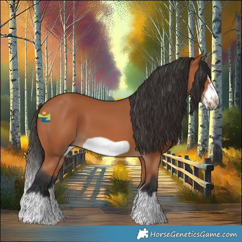 Horse Color:Bay Splash Frame 