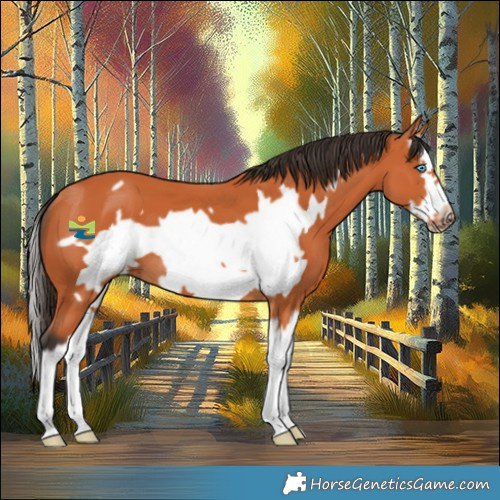 Horse Color:Bay Splash Frame 