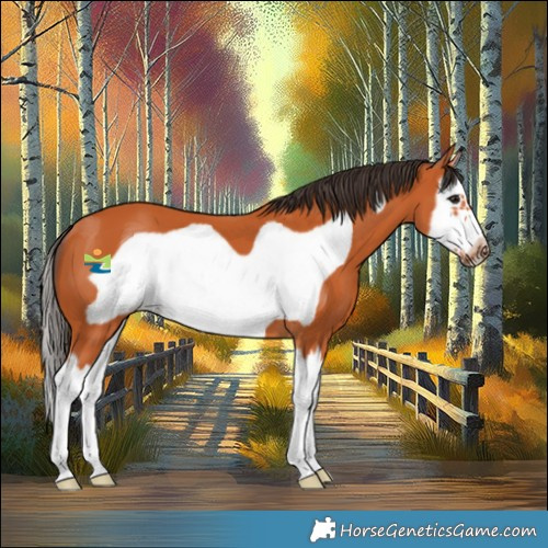 Horse Color:Bay Splash Frame 