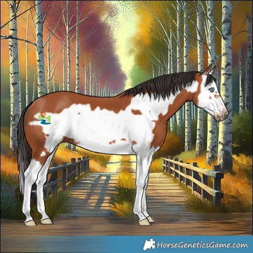 Horse Color:Bay Splash Frame 