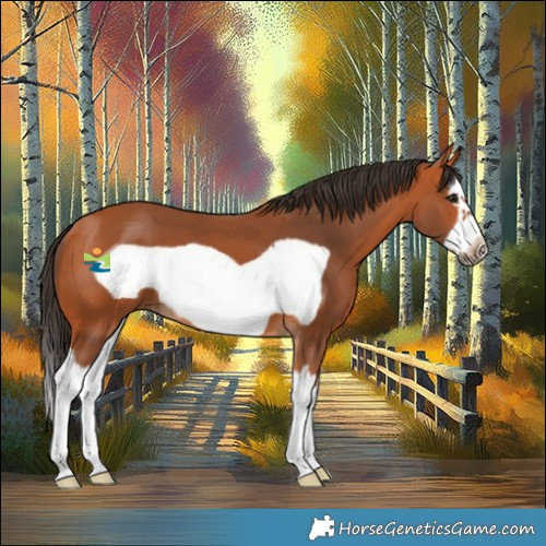 Horse Color:Bay Splash Frame 