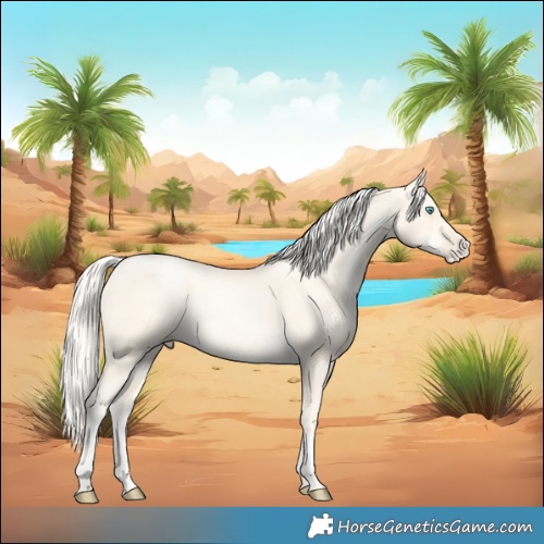 Horse Color:Gold Cream Champagne Pearl 