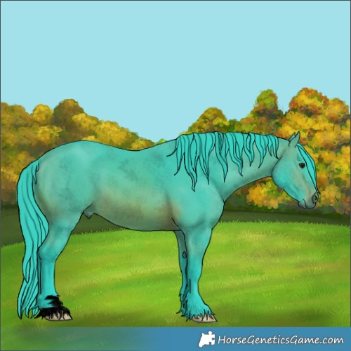 Horse Color:Void Watercolor Brown 