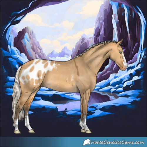 Horse Color:Silver Buckskin Dun Appaloosa 