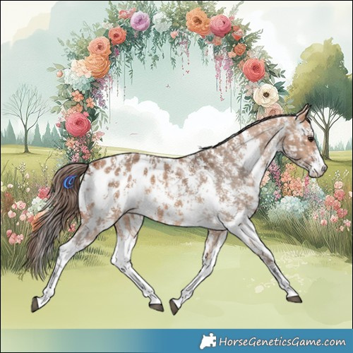 Horse Color:Bay Dun Sabino Blanket 