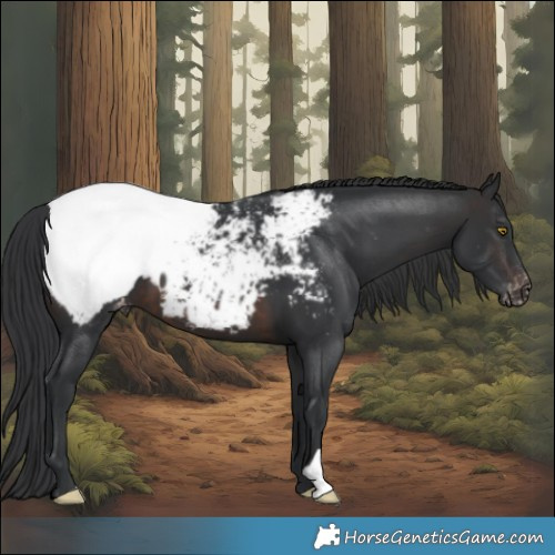 Horse Color:Brown Near Fewspot 