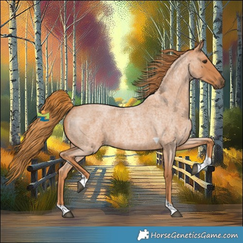 Horse Color:Red Roan Tobiano 