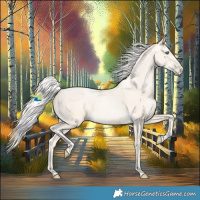 Horse Color:Silver Classic Champagne Snowdrop Pearl 