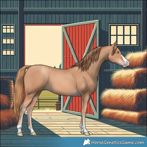 Horse Color:Gold Champagne