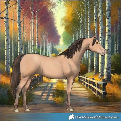 Horse Color:Amber Champagne