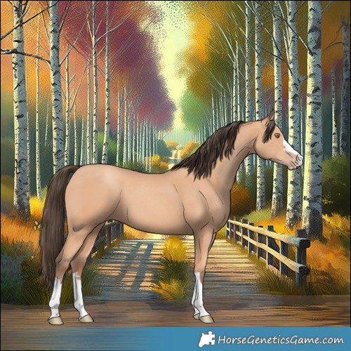 Horse Color:Amber Champagne 