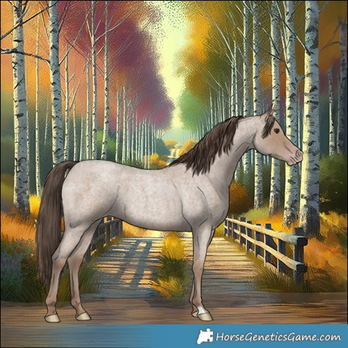 Horse Color:Classic Champagne Roan