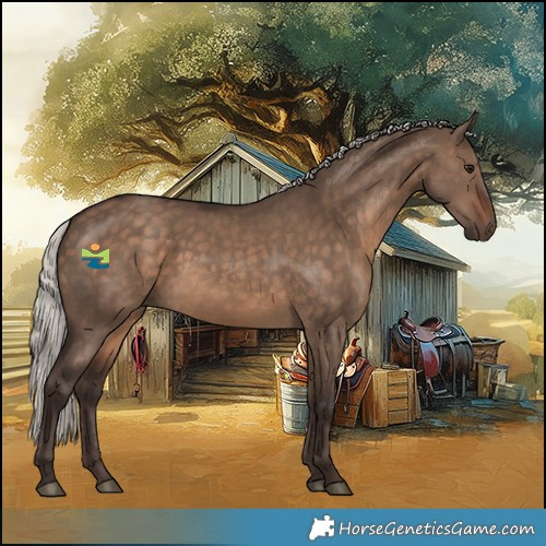 Horse Color:Silver Brown Dun 