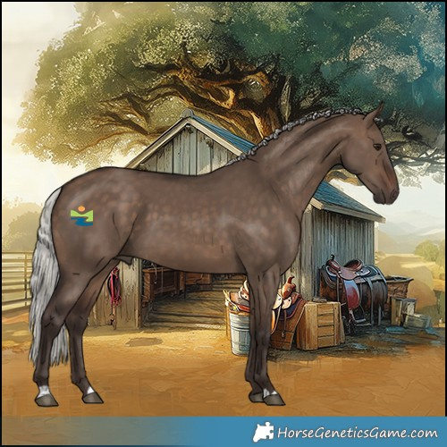 Horse Color:Silver Brown Dun