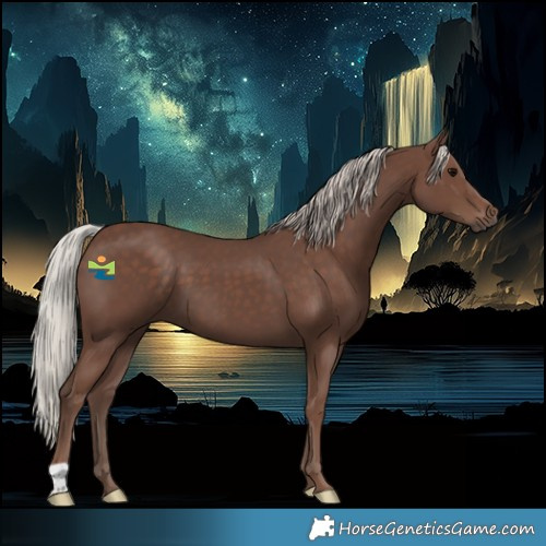 Horse Color:Silver Black 