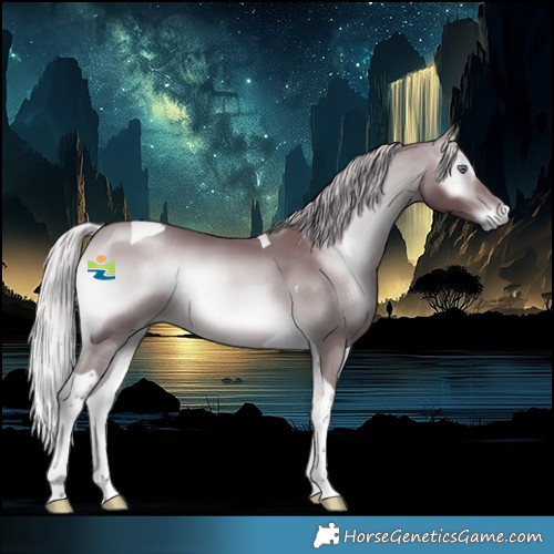 Horse Color:Chocolate Silver Brown Chinchilla Onyx Tobiano Rabicano 