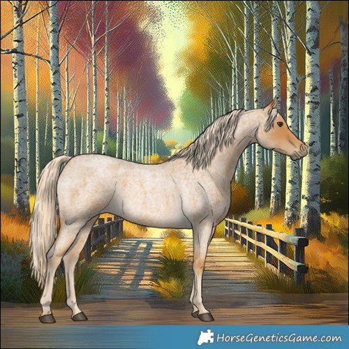 Horse Color:Palomino Roan 