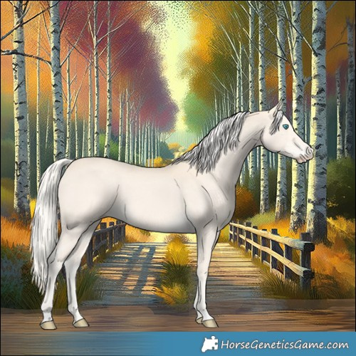 Horse Color:Cremello 