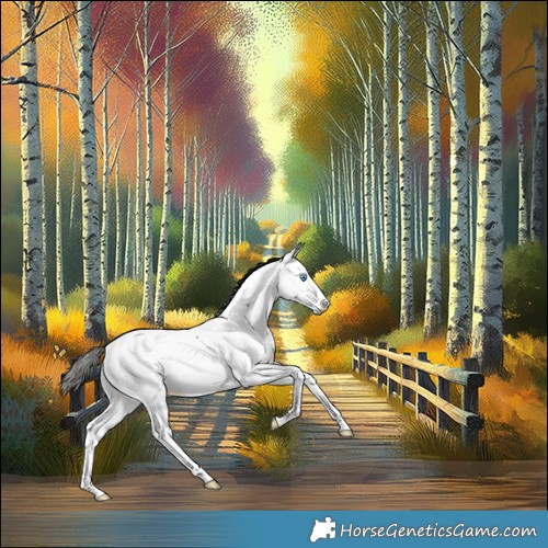 Horse Color:White Spotted Bay Splash Appaloosa Rabicano 