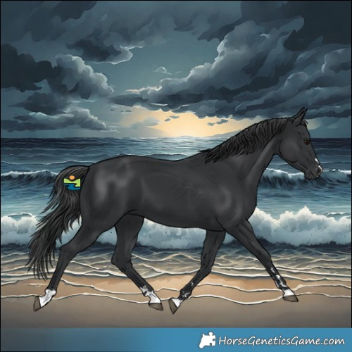 Horse Color:Black 