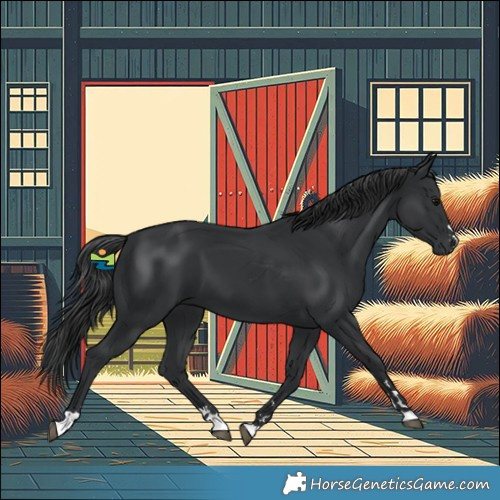 Horse Color:Black 