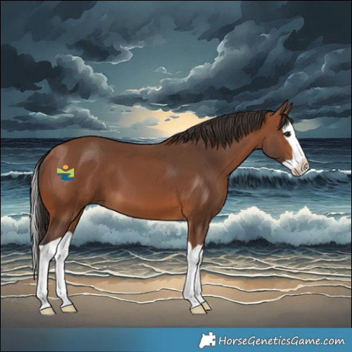 Horse Color:Bay Splash 