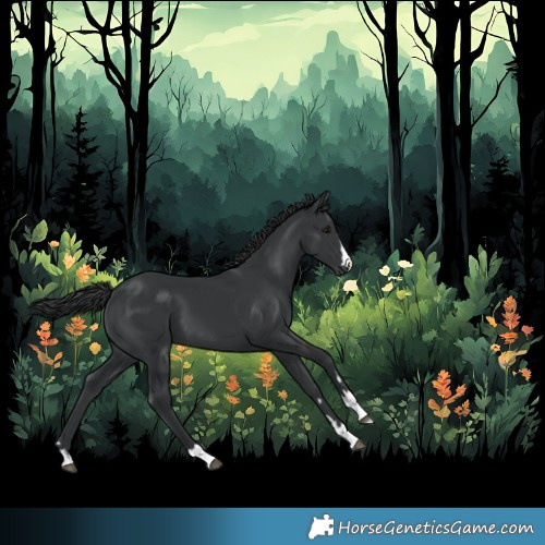 Horse Color:Black 