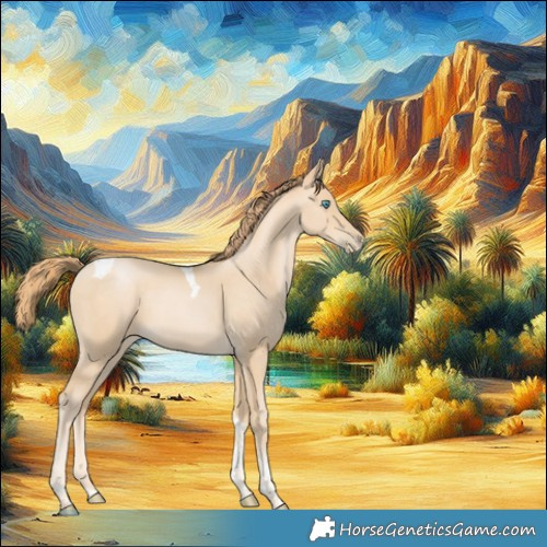 Horse Color:Buckskin Pearl Mushroom Tobiano 