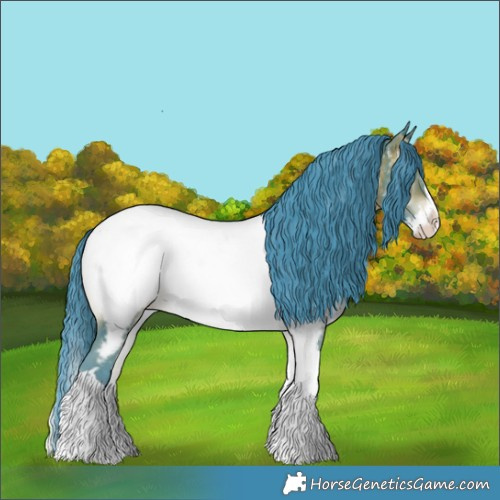 Horse Color:Watercolor Brown Onyx Merle Splash Tobiano Appaloosa 