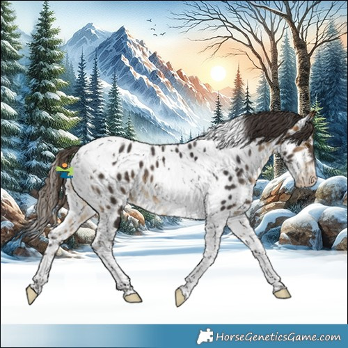 Horse Color:Buckskin Tobiano Appaloosa